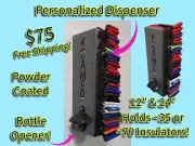 Personalized Drink Insulator Holder! Custom with your Name, Made in USA!