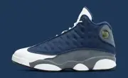 Nike Air Jordan XIII 13 Flint size 9. Grey Retro Navy White Gray 414571-404