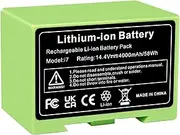 ARyee 14.4V 4000mAh Replacement Battery for iRobot Roomba i7 7150 i7+ 7550 i4 4150 i4+ 4552 i3 3150 i3+ 3550 e5 5150 e5150 e515020 Vacuum Cleaner