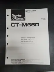 Pioneer CT-M66R Multi-Cass. Changer Circuit Diagram Service Manual w/Microfiche