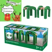 BRIO World 33253 stack Pair of Stacking Train Supports 33253