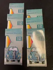 Colored Pencils Bulk - Non-Toxic Pre-Sharpened - 6 Packs of 12- 72 Pieces