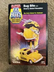 Super Go Bots Go-Bots Bug Bite Volkswagen Beetle 1984 Action Figure Box