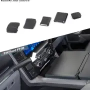 Front & Rear Control Power Socket Cover Trim For Ford F150 2021+Black Wood Grain (for: Ford)