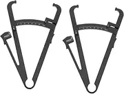 Accurate Measurement 2pcs Skinfold Calipers User Guide for Men's and Women's Fitness