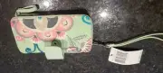 Vera Bradley Mint Flower Wristlet NWT