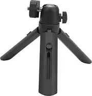 14-17cm Height Adjustable Mini Portable Tripod for Phones and Cameras, Universal Flexible Tripod with 1/4 Inch Screw, 360 Degree Dual Purpose Ball Head