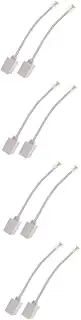 OSALADI 8pcs Ethernet Adapter Compact Network to Phone Jack Converter Easy Connection for Analog Phone Devices Stable Signal Transmission and Lightweight Design