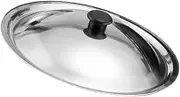 Ciieeo Stainless Steel Pot Lids Universal Pan Lids 30cm Metal Frying Pan Covers Replacement Skillet Lids for Cooking Pots