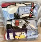 NEW Vera Bradley Peanuts SKI SLOPE SNOOPY Throw Blanket Plush 80x50 NWT SEALED