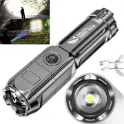 Peachloft Flashlight,Peachloft Powerful LED Flashlight Super Bright Rechargeable