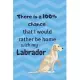 There is a 100% chance that I would rather be home with my Labrador: For medium dog breed fans