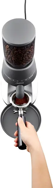 GrindFresh Conical Burr Grinder 25 Settings Grey White