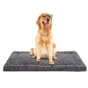 Washable Dog Bed Mat Reversible Dog Crate Pad Soft Fluffy Pet Kennel Beds Dog...