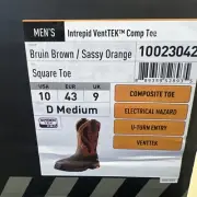 ARIAT Men's Intrepid Venttek Composite Toe Work Boot Construction-Choose Size