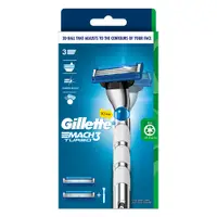 在飛比找蝦皮商城優惠-【Gillette 吉列】鋒速3 Mach3 Turbo 刮