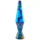 17" Blue Liquid and Wax Lava Lamp, 32 oz Lilo & Stitch Base and Cap Motion Light