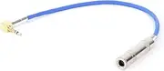 ROBAUN 3.5mm 1/8inch to 6.35 mm 1/4inch TRS Jack Cable 3.5 Male Jack Stereo to 6.35 Female Stereo Extension Cable Audio Line Adapter(Blue-SL,0.5M)