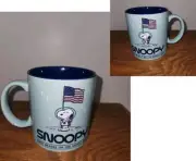 Peanuts “First Beagle on the Moon” Ceramic Mug Featuring Snoopy, 20 Ounces