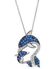 Le Vian Resort Collection 14K 1.28 ct. tw. Diamond & Sapphire Pendant
