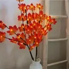 20 LED Lighted Maple Leaf Branch Light Lamp Battery Christmas Party Garden Decor