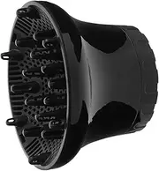 Gatuida Adjustable Hair Dryer Diffuser for Curly Hair Multiuse Tool for Thick Fine Saving Design for Effortless Styling Compatible with Hair Dryers Black