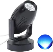 Oimzzr AC220V Stage Light Spot Light Line Beam Light Sector KTV Flash Scan Light 7 Colors Optional Black Blue Light