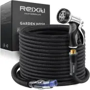 Relxitl Garden Hose 50ft Flexible Water Hose Ultra Lightweight Non-Expanding ...