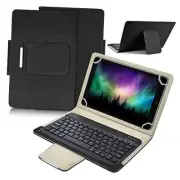 Universal 10.1 inch Android Tablet Case with Black Case + Black Keyboard