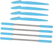 FOMIYES 4pcs Eyebrow Razors Set Facial Hair Removal Tool with Precision Trimmer for Chin Cheeks Upper Lip Durable and Easy to Use the Go