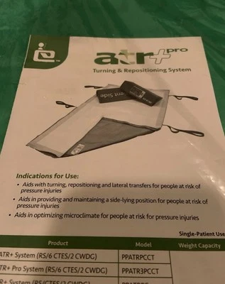 ATR Pro Turning & Repositioning Sheet Transfer Aid New EHOB
