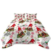 Christmas Gnome for the Holidays Pattern Coverlet