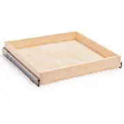 Mulush 32''W x 21''D x 3''H Pull Out Cabinet Drawer Soft Close Slide Out Wood...