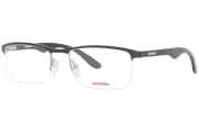 Carrera CA6623 7A1 Eyeglasses Frame Men's Black/Ruthenium Semi Rim 54mm