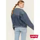 Levis 90年古著毛領牛仔外套 / 寬袖設計 / 淺藍水洗 女款 A4435-0001 熱賣單品