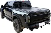 STIDPFZX Hard Soft Retractable Roller Lid Shutter Manual Tonneau Cover Compatible for F150 SVT Raptor