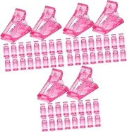 Healvian Sets Nail Model Fixing Clip Nail Tips Clip Art Tool Plastic for Comfortable for Pcs