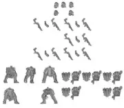 Genestealer Neophyte 5 x MODELS Tyranids Hybrid Cult 40K - Random Parts Supplied
