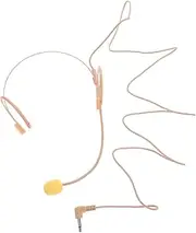 GOOHOCHY Loudspeaker Microphones Headset Earphones Headphones Omnidirectional Mic Over Ear Condenser Over Ear Beige Plastic