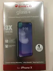 ZAGG InvisibleShield glass+ Screen Protector for Apple iPhone X NEW