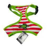 Zack and Zoey Beachcomber Dog Harness Adjusts 19"-26"Large Raspberry