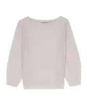 lurex fine-knit jumper XS White
