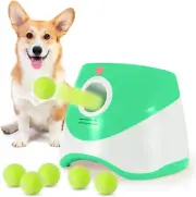 Automatic Dog Ball Launcher, Dog Ball Thrower with 6 Balls, 3 Adjustable Distanc