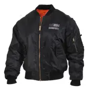 Rothco Thin Blue Line Flag MA-1 Flight Jacket
