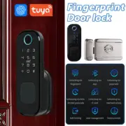 WiFi Smart Entry Door Lock Fingerprint Digital Keypad Card APP Key Electronic AU