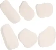 Vaguelly Flat Paint Stones for DIY 6 Pack of Uncolored Stones Landscape Rocks Paintable Rocks for Home Decor