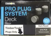 Starborn Pro Plugs for TimberTech DARK ROAST Decking - 375 Count