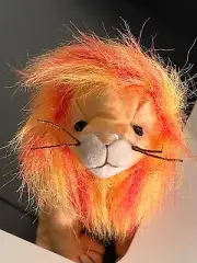 Ty Beanie Baby BUSHY the LION Retired Teenie Beanie Babies w Tag