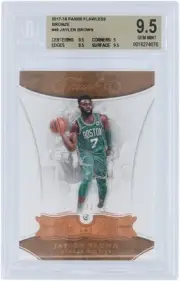 Jaylen Brown Boston Celtics 2017-18 Panini Flawless Bronze #49 #1/2 BGS 9.5 Card