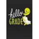 Hello 2nd Grade: Unicorn School primary composition notebook for kids Wide Ruled copy book for elementary kids school supplies student